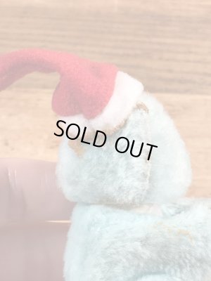 サンタクロースのクマの80年代ビンテージクリップ人形