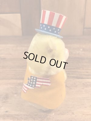 アメリカのクマの80年代ビンテージクリップ人形