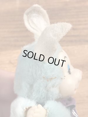 イースターのウサギの80年代ビンテージクリップドール