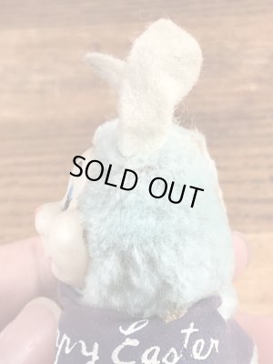 イースターのウサギの80年代ビンテージクリップドール