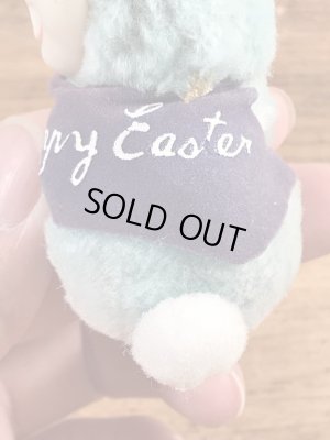 イースターバニーの紫の80’sヴィンテージクリップドール