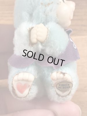 イースターバニーの紫の80’sヴィンテージクリップドール