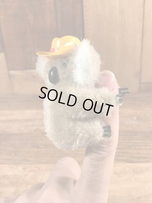 オーストラリアのコアラの80年代ビンテージクリップ人形