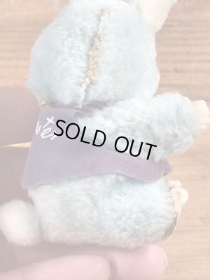 イースターバニーの紫の80’sヴィンテージクリップドール