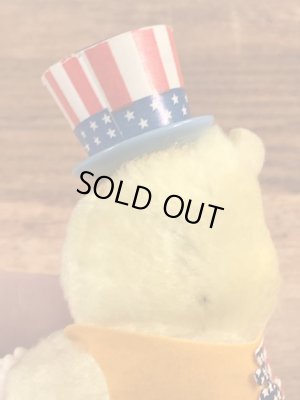 アメリカのクマの80年代ビンテージクリップ人形