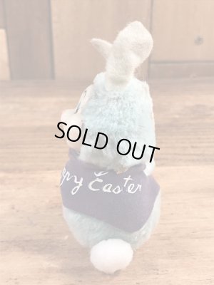 イースターバニーの紫の80’sヴィンテージクリップドール