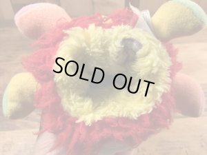 赤色のなぞなぞポップルの80年代ビンテージぬいぐるみ