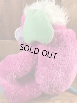 ポップルズのピンクのプライズポップルの80年代ビンテージぬいぐるみ