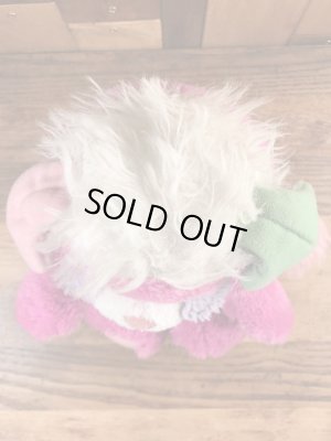 ポップルズのピンクのプライズポップルの80年代ビンテージぬいぐるみ