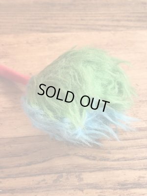 オレンジのパズルポップルの80年代ビンテージぬいぐるみ