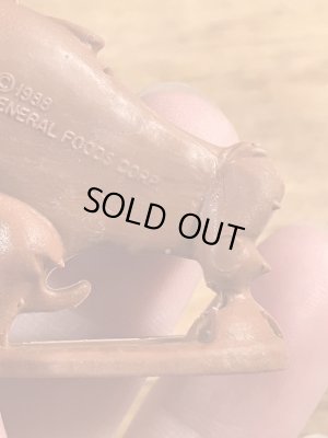 シュガーベアの雄牛の80年代ビンテージPVCフィギュア