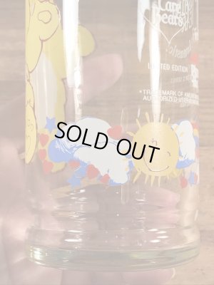 ケアベアのファンシャインベアの80’sヴィンテージグラス