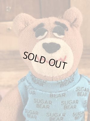 企業キャラクターのシュガーベアの80年代ビンテージミニぬいぐるみ