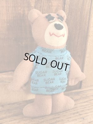 企業キャラクターのシュガーベアの80年代ビンテージミニぬいぐるみ