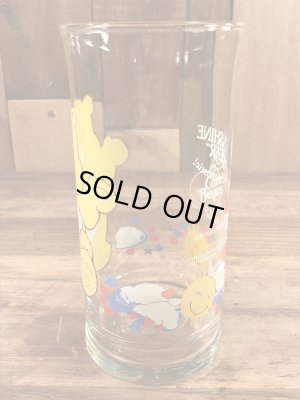 ケアベアのファンシャインベアの80’sヴィンテージグラス