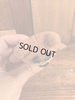 企業キャラクターのシュガーベアの80年代ビンテージミニぬいぐるみ