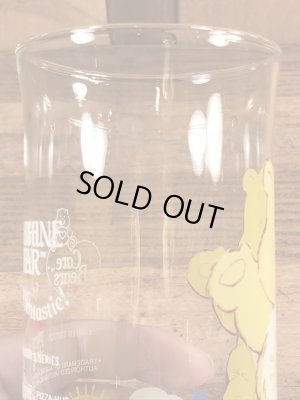 ピザハットから配布されたケアベアの80年代ビンテージガラスコップ