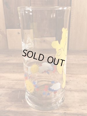 ピザハットから配布されたケアベアの80年代ビンテージガラスコップ