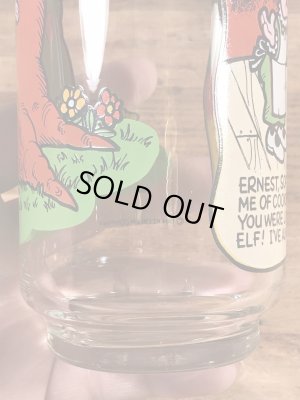 アドバタイジングキャラクターのキーブラーの80’sヴィンテージグラス