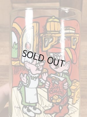 企業キャラクターのキーブラーの80年代ビンテージガラスコップ