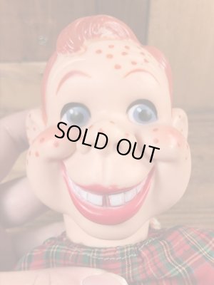 ハウディードゥーディーのラバー製の70年代ビンテージビーンバッグ人形