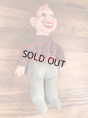 ハウディードゥーディーのラバー製の70年代ビンテージビーンバッグ人形