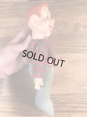 ハウディードゥーディーのラバー製の70年代ビンテージビーンバッグ人形