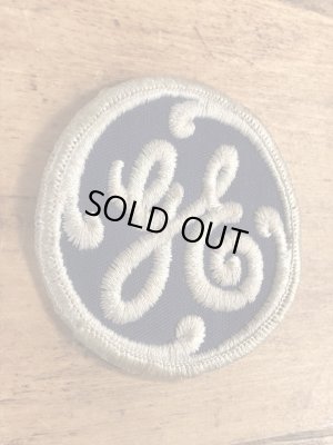 ゼネラルエレクトリックの刺繡の70年代ビンテージワッペン