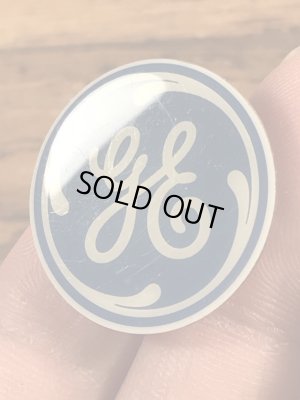 ゼネラルエレクトリックの“GE”の80年代ビンテージピンバッジ