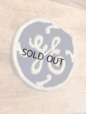 ゼネラルエレクトリックの“GE”の70年代ビンテージワッペン