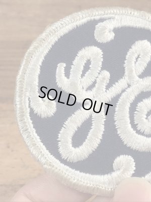 ゼネラルエレクトリックの刺繡の70年代ビンテージワッペン