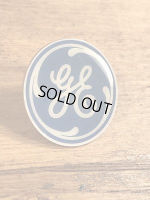 ゼネラルエレクトリックの“GE”の80年代ビンテージピンバッジ