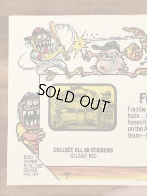 LEAF社製のベースボールモンスターの80年代ビンテージシールカード