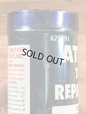 Atlas Supply社製のチューブリペアキットの40〜50年代ビンテージブリキ缶