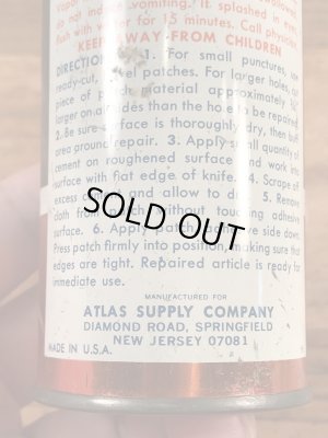 Atlas Supply社製のチューブリペアキットの40〜50’sヴィンテージTin缶