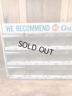 ACスパークプラグの店頭用の50〜60年代ビンテージディスプレイケース