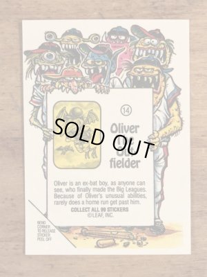 LEAF社製のBaseball Awesome All Starsの80’sヴィンテージステッカーカード