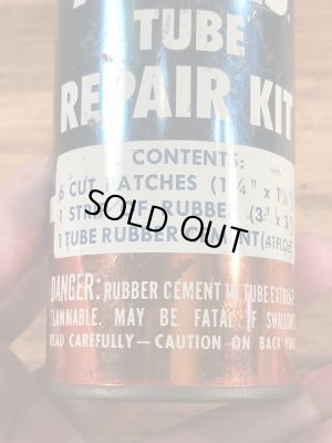 Atlas Supply社製のチューブリペアキットの40〜50’sヴィンテージTin缶