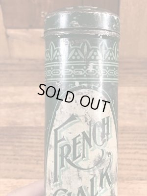 The Fisk Rubber社製のチョークの粉が入っていた30年代ビンテージブリキ缶