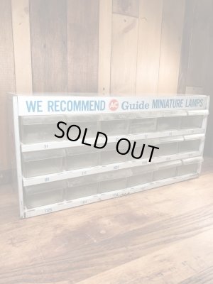 ACスパークプラグの店頭用の50〜60年代ビンテージディスプレイケース