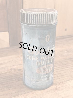 BFグッドリッチのチューブリペアキットが入っていた40〜50年代ビンテージブリキ缶