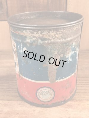 モーターオイルのPremium Lubricantが入っていた50’sヴィンテージTin缶