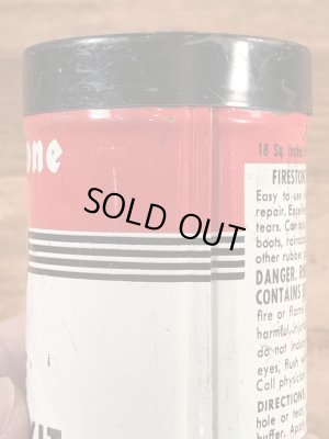 Firestoneのタイヤチューブのリペアキットが入っていた40〜50’sヴィンテージTin缶