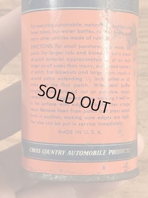 画像14: Sears Roebuck And Co “Cross Country” Tube Repair Kit Tin Can シアーズローバックス ビンテージ ブリキ缶 40〜50年代