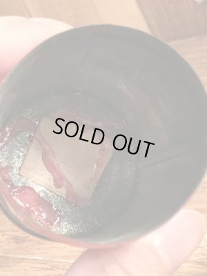 ファイヤーストーンのタイヤチューブのリペアキットが入っていた40〜50年代ビンテージブリキ缶