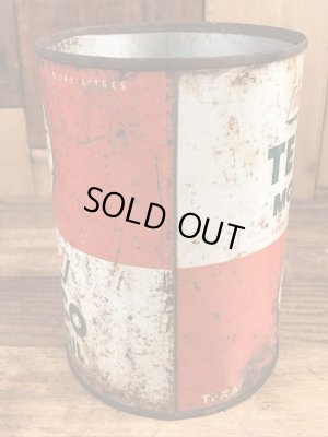 Texacoのモーターオイルの40〜50’sヴィンテージTin缶