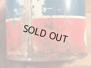 モーターオイルのPremium Lubricantが入っていた50’sヴィンテージTin缶