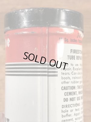 Firestoneのタイヤチューブのリペアキットが入っていた40〜50’sヴィンテージTin缶