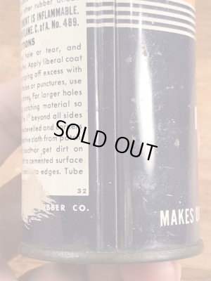 ファイヤーストーンのタイヤチューブのリペアキットが入っていた40〜50年代ビンテージブリキ缶