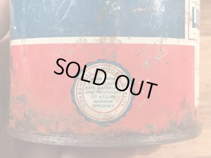 モーターオイルのPremium Lubricantが入っていた50’sヴィンテージTin缶